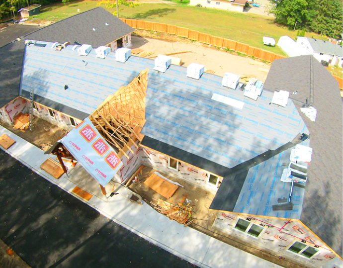 Construction project in progress