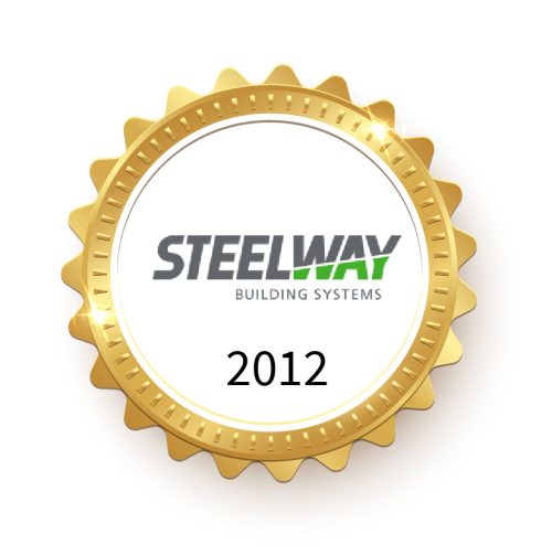 Award badge Steelway Awards Million Dollar Club 2012