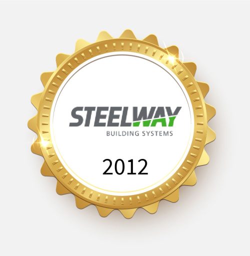 Award badge Steelway Awards Million Dollar Club 2012