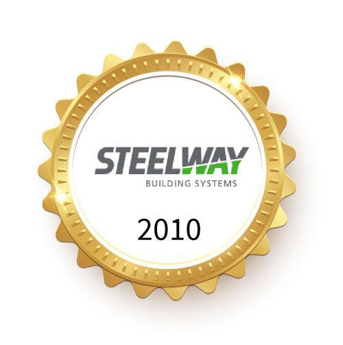 Award badge Steelway Awards District Performance Award 2010