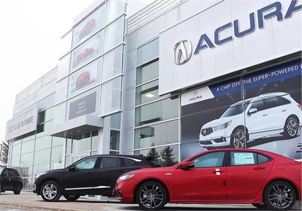 Acura Barrie dealership renovation project